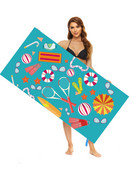 Tippet Prosop de baie cu uscare rapidă Prosop de înot pentru sport Prosop de plajă portabil de călătorie cu uscare rapidă Covoraș de baie de plajă de dimensiuni mari Covoraș de baie