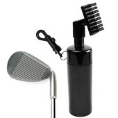 Perie pentru club de golf Spray de curățare pentru golf, cu mâner, dozator de apă rezistent la pulverizare, truse de curățare pentru golf, tip de presare portabilă