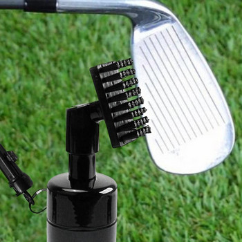 Golf Club Brush Αδιάβροχο σπρέι καθαρισμού γκολφ με λαβή, αδιάβροχο σε ψεκασμό, Κιτ καθαρισμού γκολφ φορητό τύπο πρέσας