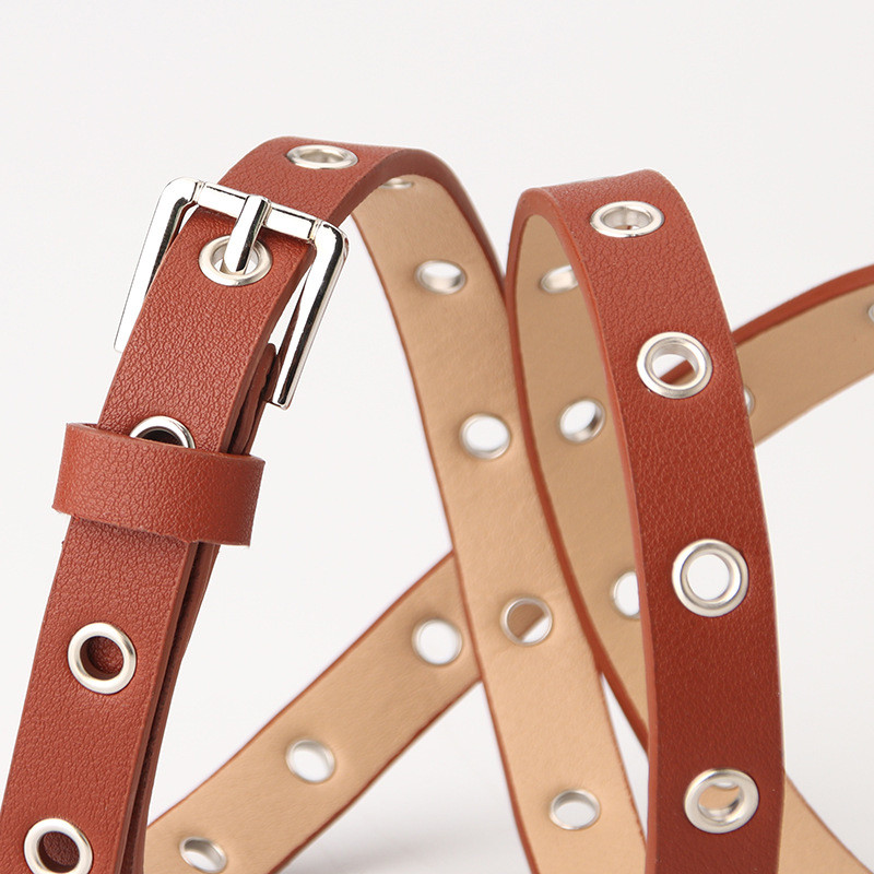 Ženski PU kožni remen, legure, kopča, šuplja rupa, imitacija kože, ležerni pojas, ukrasi, dodaci za odjeću