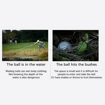 За прибиране на топка за голф, прибиращ се Aqua Golf Retriever с пружинна освобождаваща глава, инструмент за прибиране на топка