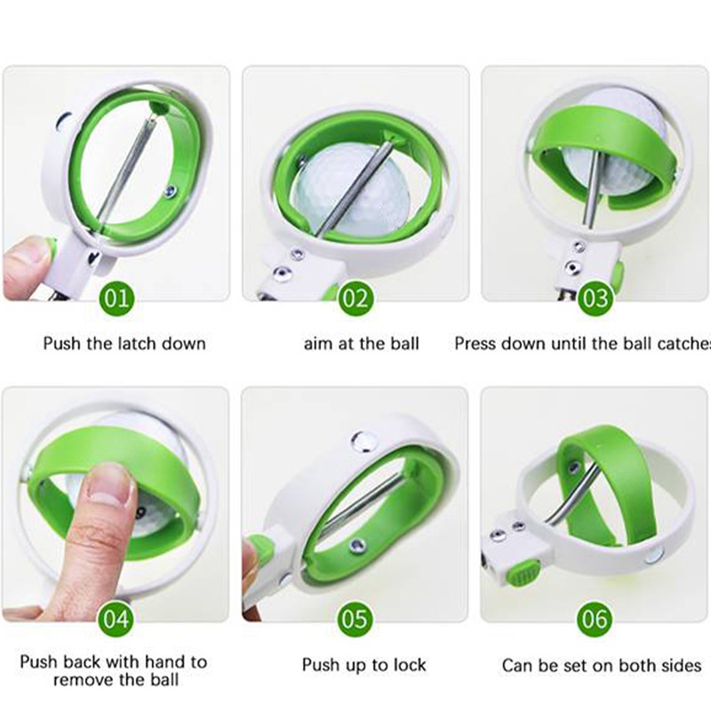 Για Golf Ball Retriever, Retractable Aqua Golf Retriever with Spring Release Head, Ball Retriever Tool