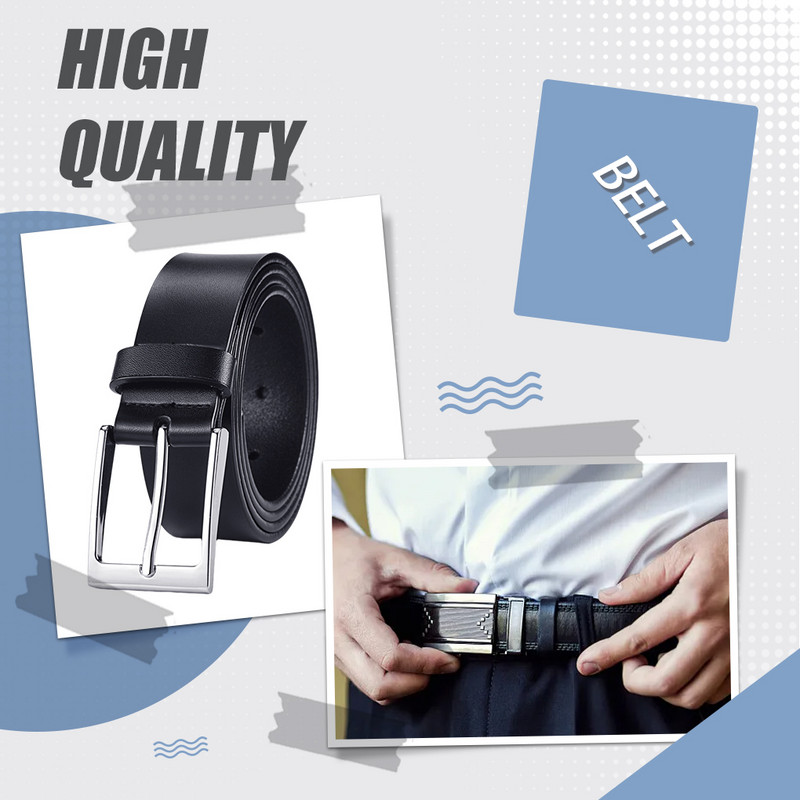 Versatilitate Curea pentru bărbați - Durabilă și ușor de asortat Curele pentru bărbați Curea de rochie Blugi Piele de vaca