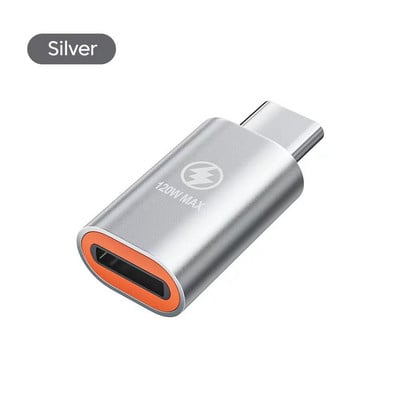 Adaptor USB C la Lightning pentru iOS Mascul la Tip c Femeie Convertor pentru iPhone 14 13 11 Macbook PD20W/120W Conector OTG rapid