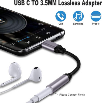 Μετατροπέας καλωδίου ακουστικών USB Type C σε 3,5 mm Aux Type-c 3 5 Jack Audio Cable για Samsung Galaxy S21 Ultra S20 Note 20
