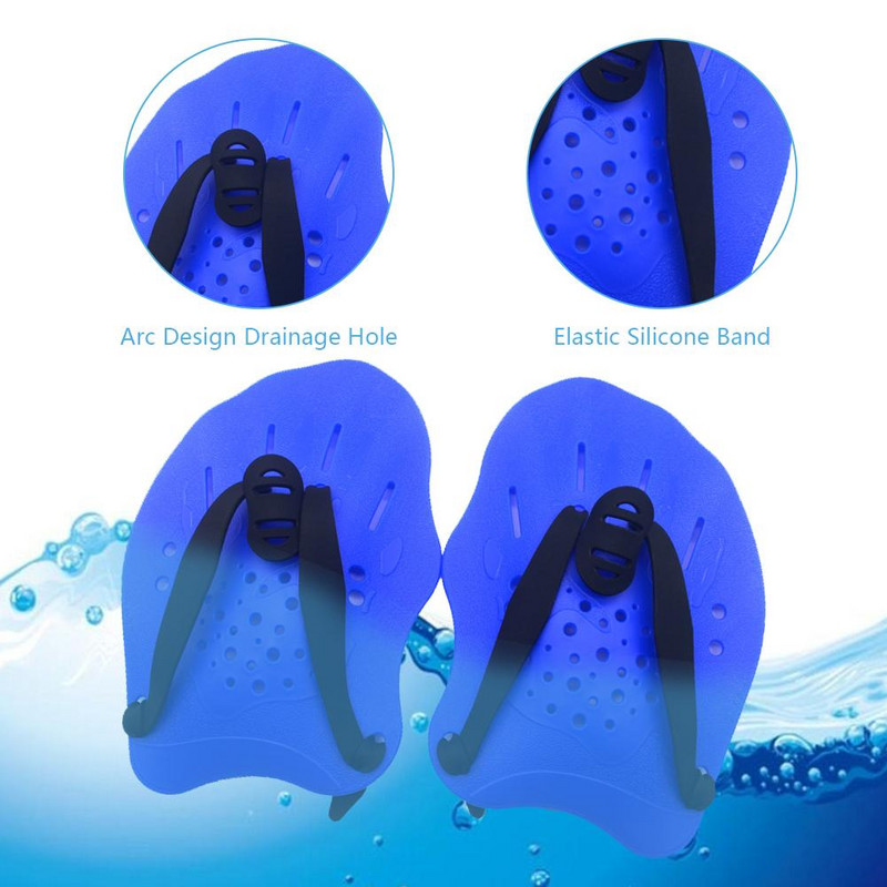 1 paari ujumismõla käsi reguleeritava rihmaga mitmevärviline ujumistreeningvarustus naistele meestele lastele Drop Shipping