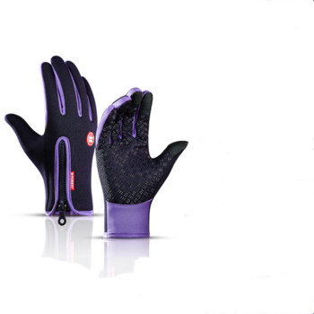 Зимни спортни ръкавици за шофиране на открито Ветроустойчиви водоустойчиви термични ръкавици за мъже, жени, зимни велосипедни ръкавици