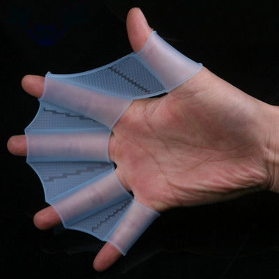 κολυμβητήριο χεριών δάχτυλο πτερύγιο εκμάθησης κολυμβητικής πισίνας αξεσουάρ φορούν δάχτυλο Βατραχοπέδιλα χεριών Εκπαιδευτικά γάντια κατάδυσης Κουπιά πισίνας