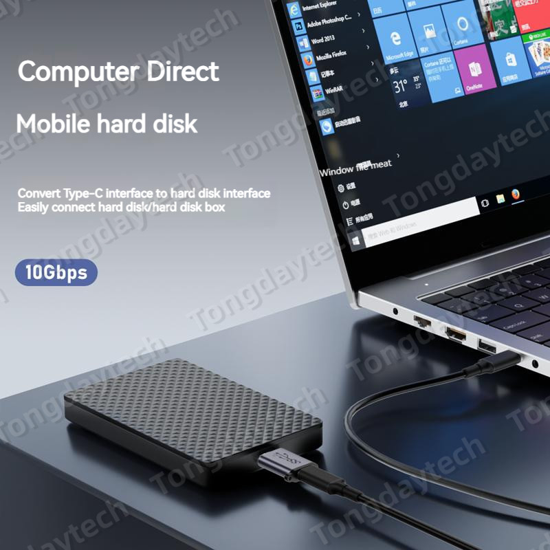 Metallist Micro B OTG adapteri isane C-tüüpi USB 3.0 andmeedastusmuundur Samsung S5 Note3 välise kõvaketta kettakarbi HDD jaoks