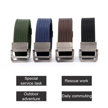 Κομψή ανδρική καμβά ζώνη - Exquisite Craft All Trend Match 100 Nylon Belt Tactical Belts Man