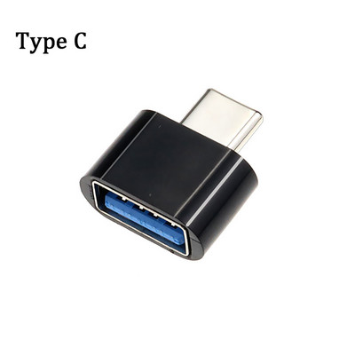 Universal Micro USB Type C Μετατροπέας προσαρμογέα Mini OTG για Samsung Xiaomi Huawei Android USB C Υποδοχή κεφαλής φόρτισης