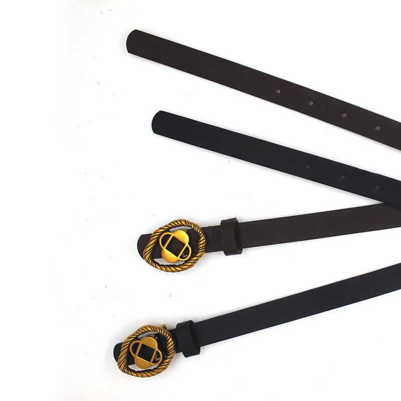 Mood Uus PU-nahast ovaalne ploomiõie nööppea naiste vöö teksad seelikud aksessuaarid INS stiilis vöö 105 cm