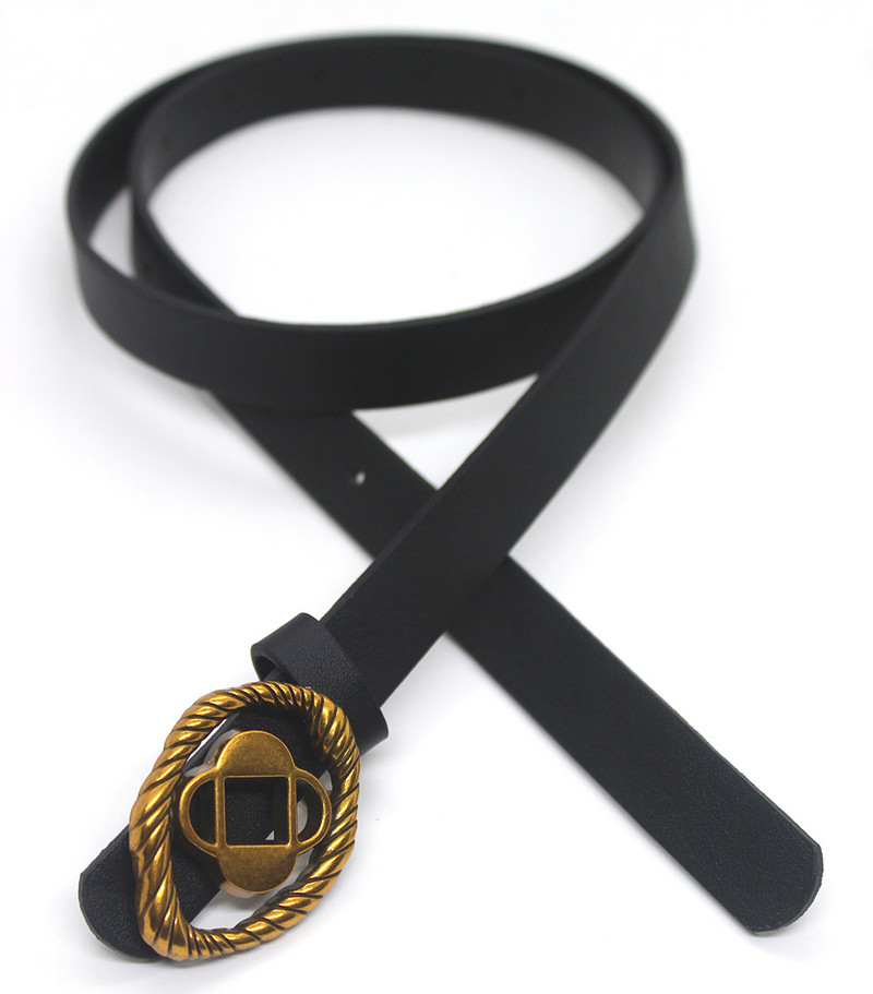 Mood Uus PU-nahast ovaalne ploomiõie nööppea naiste vöö teksad seelikud aksessuaarid INS stiilis vöö 105 cm