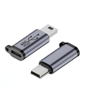 Τύπος C Θηλυκό σε Micro USB Τύπος C Θηλυκό σε Mini USB Micro USB Θηλυκό σε Type C Προσαρμογέας σύνδεσης Micro USB Θηλυκό σε Mini USB