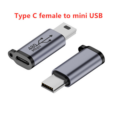 C tipo lizdas prie mikro USB C tipo lizdas - mini USB mikro USB lizdas - C tipo mikro USB lizdas - mini USB jungties adapteris