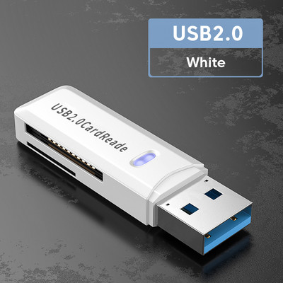 Elough USB 3.0 kortelių skaitytuvas TF SD OTG atminties kortelė 2 viename kortelių skaitytuvas Micro SD adapteris PC nešiojamasis kompiuteris išmanioji atmintis nešiojamojo kompiuterio priedai
