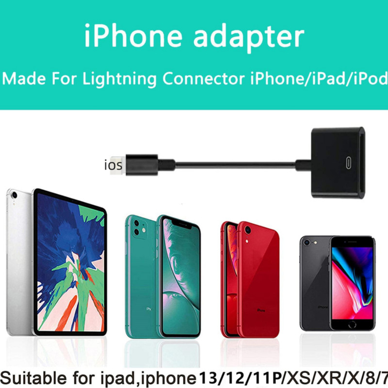 „Lightning“ į 30 kontaktų adapteris su kabelio laido sinchronizavimo keitiklio įkrovimo palaikymu telefonui 13/13PM/12PM/11PM/XS/8P