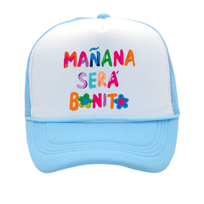 Manana Sera Bonito Mrežasta kapa s printom Karol G Baseball kapa Prozračna kapa za par Unisex kape s podesivim šilterima