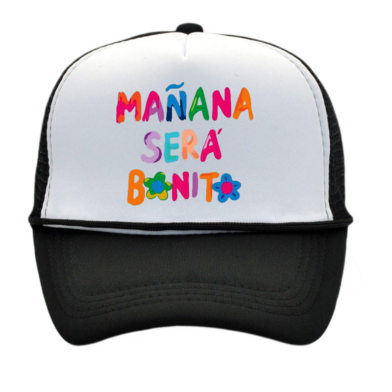 Manana Sera Bonito Mrežasta kapa s printom Karol G Baseball kapa Prozračna kapa za par Unisex kape s podesivim šilterima