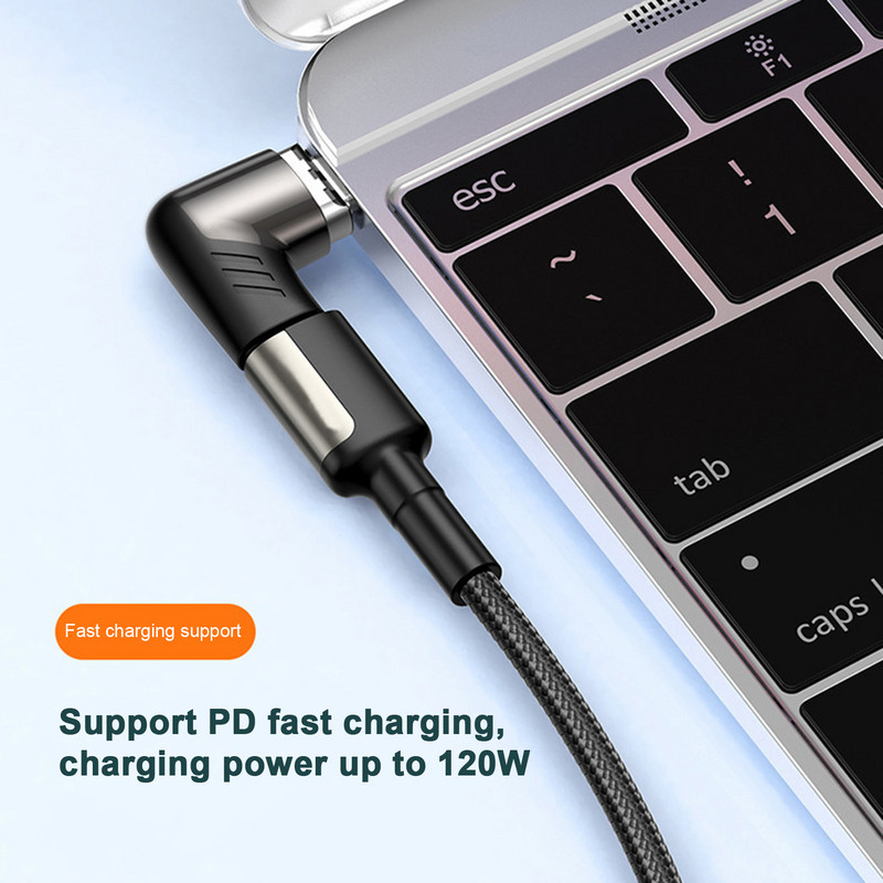 Mugav kaasaskantav PD120W 6A USB C-tüüpi C-muunduriga arvutitarvikud-C-tüüpi magnetmuunduri-C-tüüpi magnetadapter