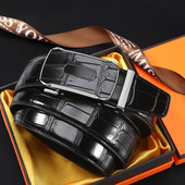 Cureaua cu cataramă automată din piele naturală Curea cu cureaua în talie pentru blugi Curele de designer de lux de marcă celebră de înaltă calitate pentru bărbați