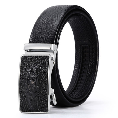 Cureaua cu cataramă automată din piele naturală Curea cu cureaua în talie pentru blugi Curele de designer de lux de marcă celebră de înaltă calitate pentru bărbați