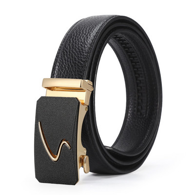 Cureaua cu cataramă automată din piele naturală Curea cu cureaua în talie pentru blugi Curele de designer de lux de marcă celebră de înaltă calitate pentru bărbați