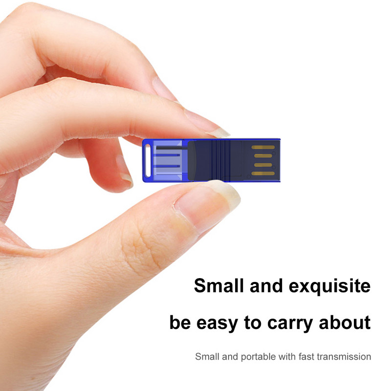 USB 2.0 Card Reader OTG Adapter Dual TF Card Reader Plug and Play USB 2.0 TF Card Memory Reader για τηλέφωνο Macbook Windows