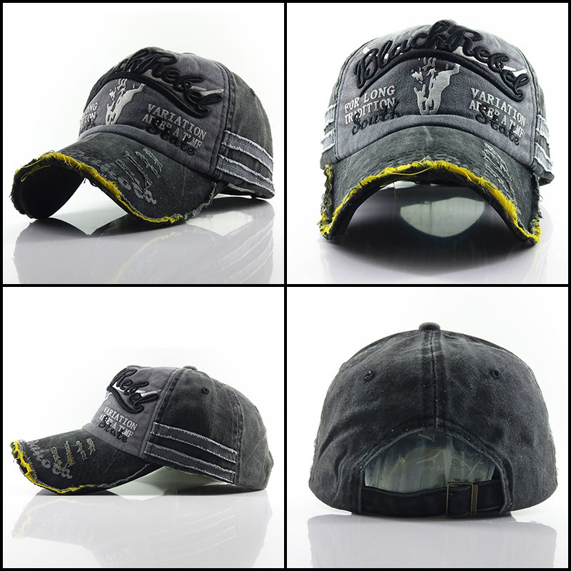 2023 Vintage καπέλο μπέιζμπολ για ανδρικά καπέλα Άνοιξη Καλοκαίρι Ανδρικά καπέλα μάρκας Γυναικεία βαμβακερά γκολφ Μαύρο Trucker Fishing