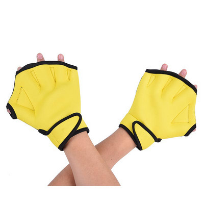 1 pár férfi női neoprén búvárkesztyű snorkeling úszólapátok tenyérhálós karcálló kézvédő védőburkolat