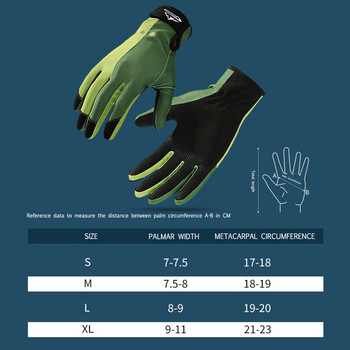 Γάντια υποβρύχιο ψάρεμα Ελαφρύ γάντια σερφ για κωπηλασία Ελαστικά αντιολισθητικό άνετο εξοπλισμό για θαλάσσια σπορ