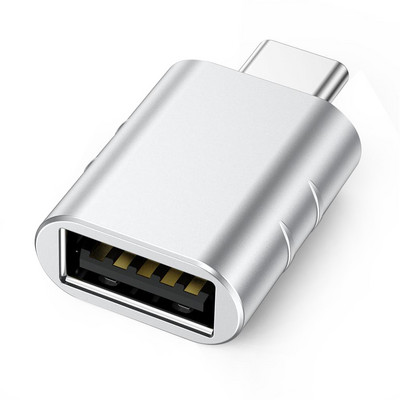 USB C3.1 Αρσενικό σε USB3.2 Θηλυκό Προσαρμογέας κράματος ψευδαργύρου Μεταφορά δεδομένων & φόρτιση Μετατροπέας USB C OTG για Macbook Air/Pro Laptop Ipad