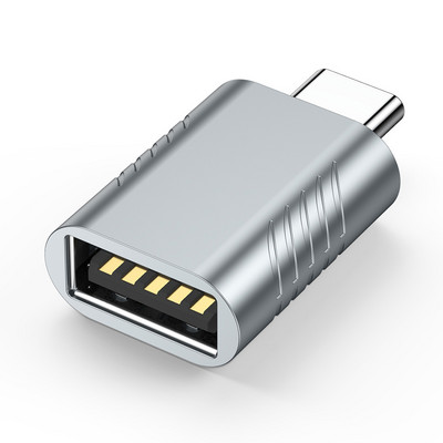 USB C3.1 Αρσενικό σε USB3.2 Θηλυκό Προσαρμογέας κράματος ψευδαργύρου Μεταφορά δεδομένων & φόρτιση Μετατροπέας USB C OTG για Macbook Air/Pro Laptop Ipad