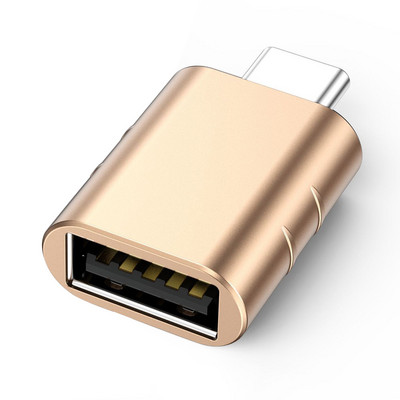 USB C3.1 Αρσενικό σε USB3.2 Θηλυκό Προσαρμογέας κράματος ψευδαργύρου Μεταφορά δεδομένων & φόρτιση Μετατροπέας USB C OTG για Macbook Air/Pro Laptop Ipad