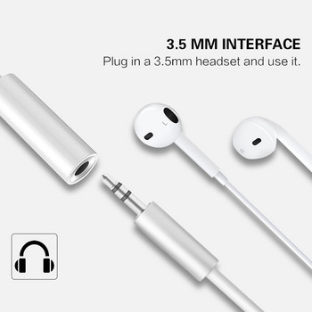 Για φωτισμό Προσαρμογέας ακουστικών για iPhone 11 12 13 14 Pro Max 12Mini SE 2020 XS XR X 8 7 + Καλώδιο ήχου AUX Jack 3,5 mm