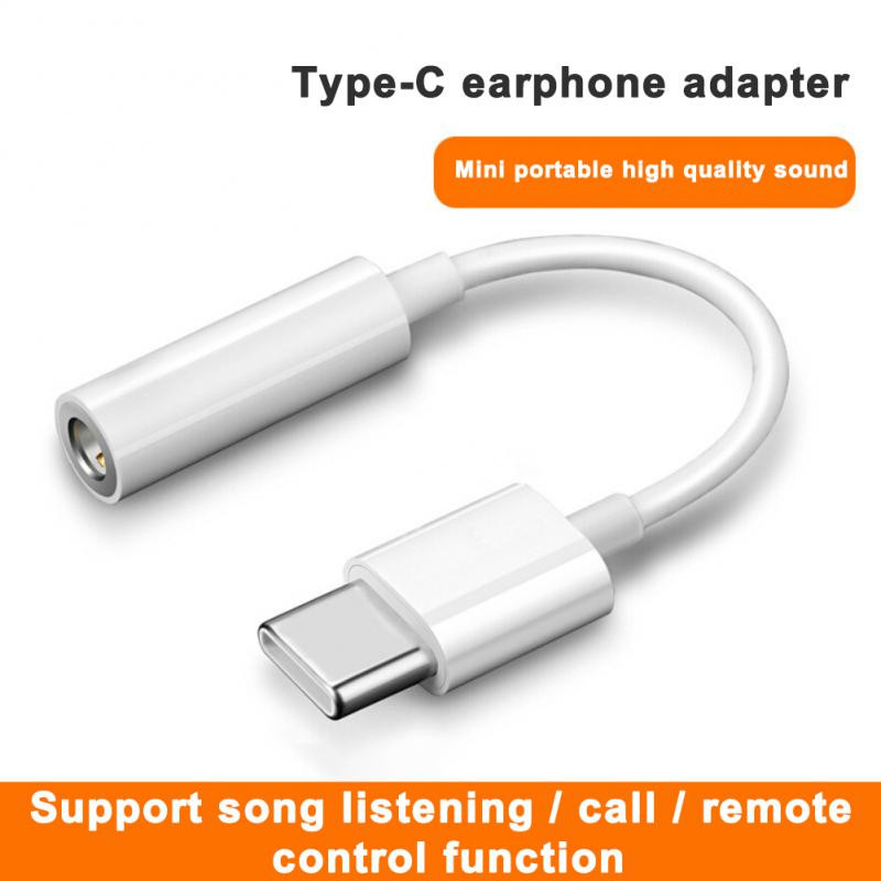 Skirtas „Samsung“ ausinių adapterio C tipo kabeliui iki 3,5 mm lizdo ausinių garso Aux kabelio adapterio skambučių klausymosi dainų keitiklis