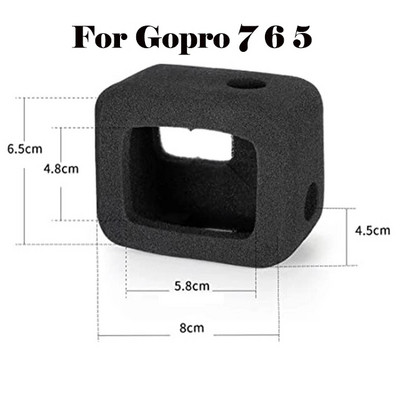 Windslayeri korpus Tuulemüra kate vähendav vahtümbris DJI Osmo Action 4 3 GoPro Hero 11 10 9 7 6 5 kaamera tarvikud