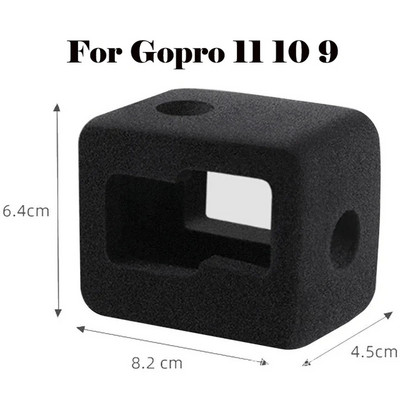 Windslayeri korpus Tuulemüra kate vähendav vahtümbris DJI Osmo Action 4 3 GoPro Hero 11 10 9 7 6 5 kaamera tarvikud