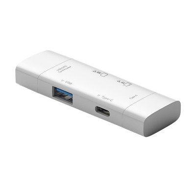 Cititor de carduri de memorie SD/TF Plug and Play Type-C/USB/Micro multifuncțional Cititor de carduri Transmisie de mare viteză pentru laptop