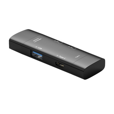 Cititor de carduri de memorie SD/TF Plug and Play Type-C/USB/Micro multifuncțional Cititor de carduri Transmisie de mare viteză pentru laptop