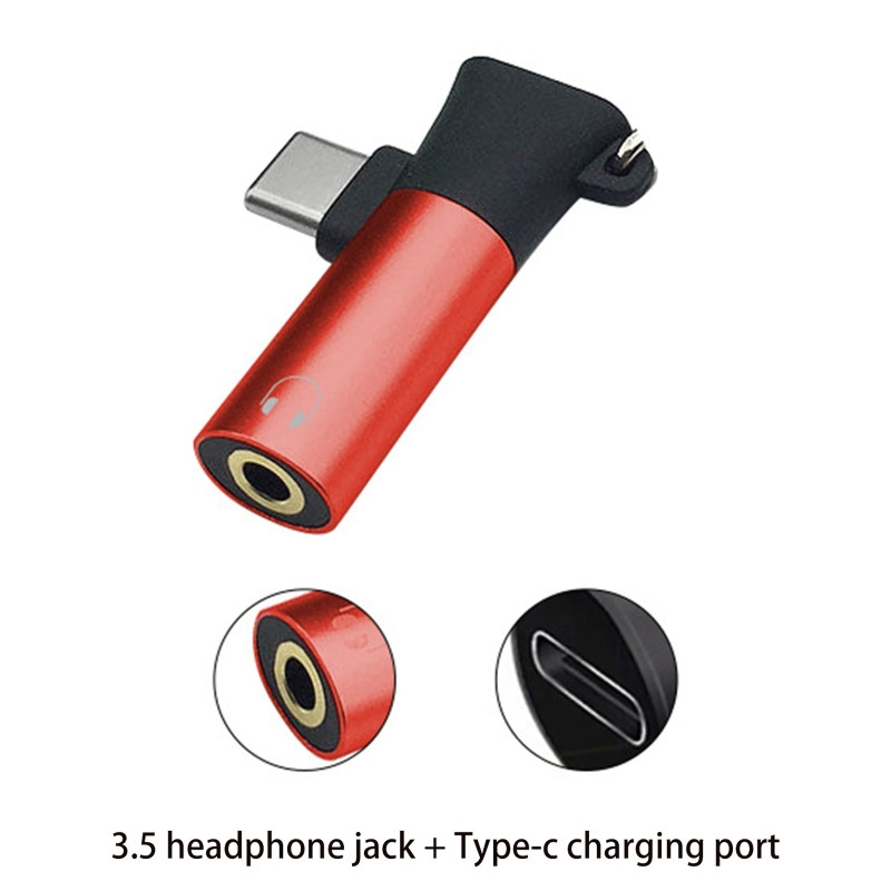 Prijenosni privjesak adaptera za punjenje za S10 8 6 za Huawei 2-u-1 adapter tipa C na 3,5 mm