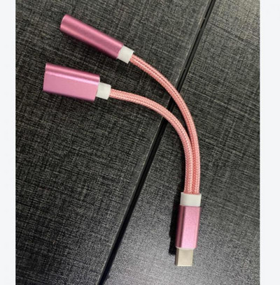 Univerzális kompatibilitás Hordozható USB C kábel Kényelmes, innovatív, kiváló minőségű audio csatlakozó töltő mobiltelefon tartozék