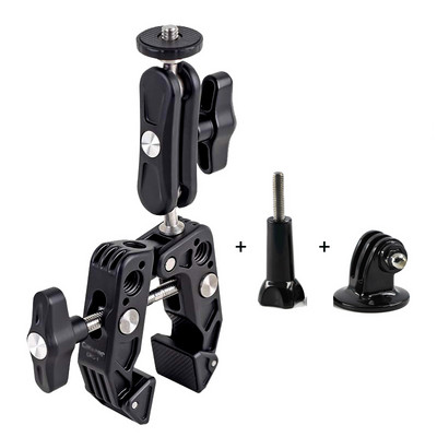 Kamerabilincs-tartozékok Betöltés fém kerékpár motorkerékpár kormányrúdhoz DSLR Gopro Hero 7/8/9/10/11 /Insta 360 X3