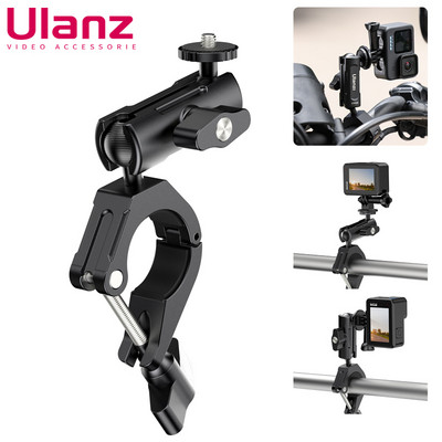 Ulanzi Motocikla Braukšanas Kronšteins Velosipēda Stiprinājuma Turētājs Gopro 11 10 9 8 7 Insta360 prettrīcēšanas darbības kameras piederumi