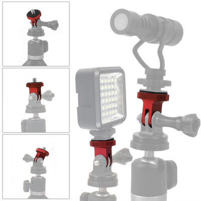 За insta360 X2 X3 Метален мини статив Convert Mount 1/4" винт Бързо освобождаваща се основа за Gopro Hero 11 0 9 Аксесоари за екшън камера