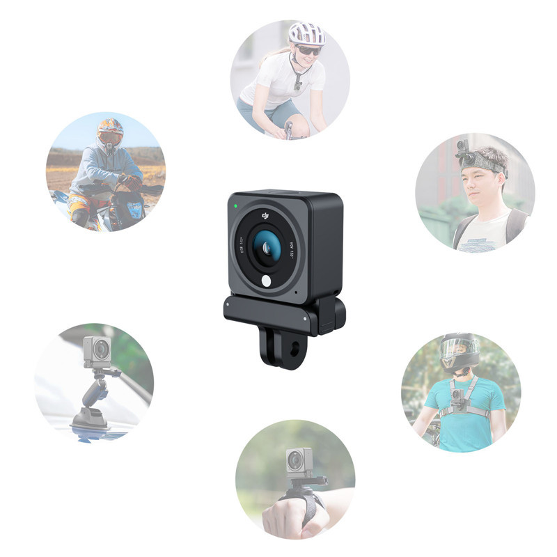 Magnetiline kuulliigendi adapter Action 2 1/4 liidesega kinnitusklamber DJI Osmo Action 2 spordikaamera tarvikutele