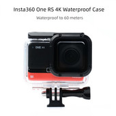 Vodootporna kutija Zaštitna školjka Poklopac protiv pada Poklopac kućišta za podvodno ronjenje za Insta360 ONE RS Zaštitnik za panoramsku kameru