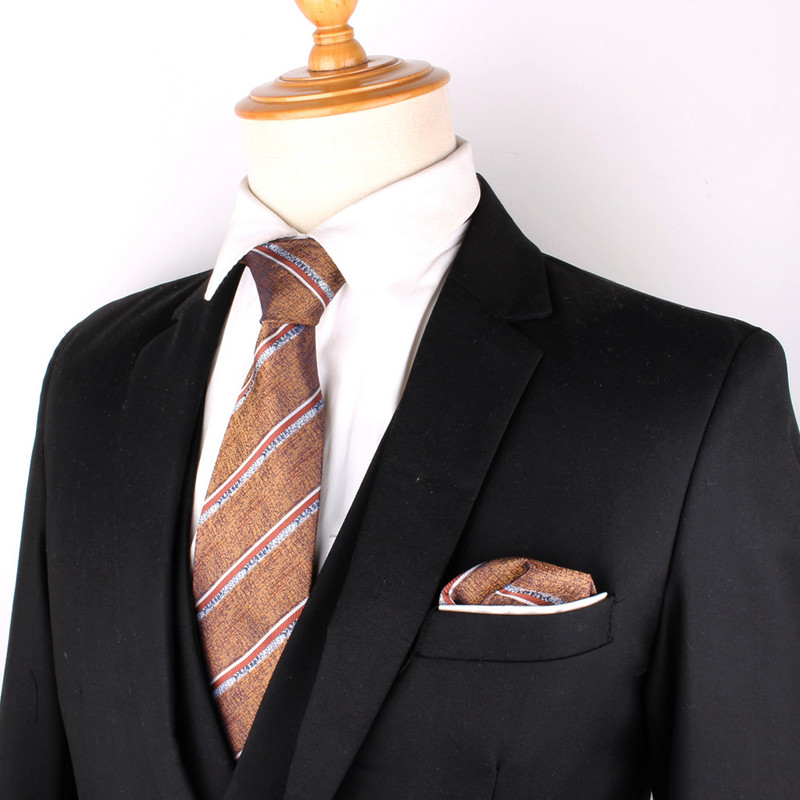 Nauji dryžuoti kaklaraiščiai vyrams Moterų kasdieniai gėlėti austi kaklaraištis kostiumai vestuviniai kaklaraištis jaunikiui Verslo vyrų kaklaraištis Gravata vyriškos dovanos