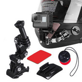 Veiksmo kameros motociklo šalmas, skirtas Go Pro Gopro Hero 11 10 9 8 7 6 5 4 Dji šalmai dirželio tvirtinimo Osmo kameros priedų rinkinys