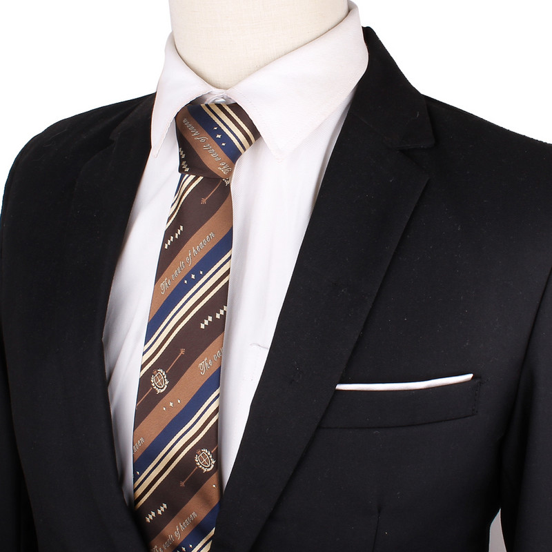 Νέα Jacquard Skinny Neck Tie για Άντρες Γυναικείες Γραβάτες Casual Ριγέ για Αγόρια Κοριτσίστικα Κοστούμια Φοιτητική Γραβάτα Λεπτή JK Γραβάτα Gravatas